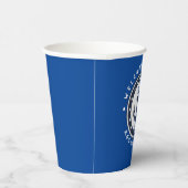 ブルーネイビー航海のいかりヨットクラブボートマリーナ 紙コップ (右)