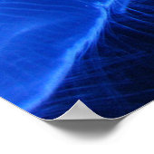 ブルーネオンクラゲ ポスター (角)