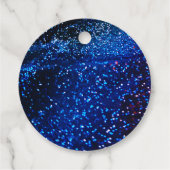 ブルーネオングローブルーグリーンバースデーパーティーありがとう フェイバータグ (裏面)