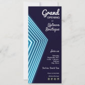 ブルーネオンビジネス 招待状 (正面)