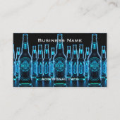 ブルーネオンビールボトル 名刺 (正面)