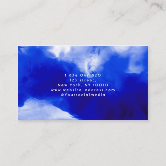 ブルーネオンフォトグラファー撮影スクリプト 名刺 (裏面)