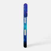 ブルーネブラス カラフル銀河 パーソナライズデザイン iPhone 16ケース (右側面)