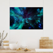 ブルーネブラポスター ポスター (キッチン)