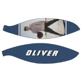 ブルーネームモダン文字フォトバスケットボール バスケットボール (パネル)