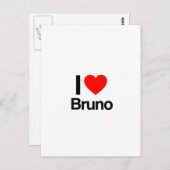ブルーノが大好き ポストカード (正面/裏面)