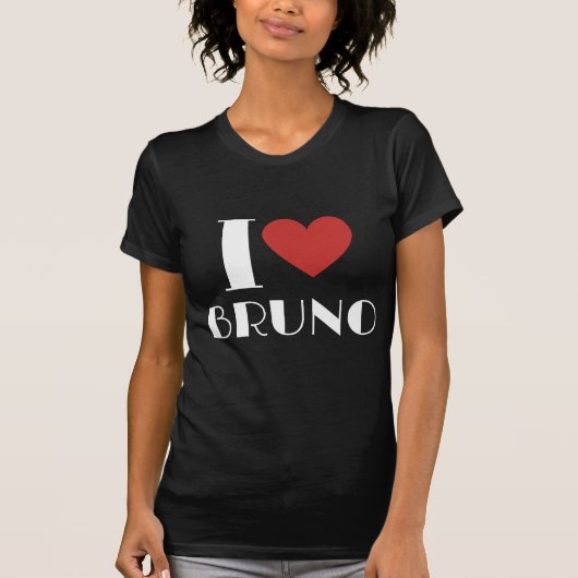 ブルーノのコンサートTシャツが大好き Tシャツ (正面)