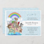 ブルーノアズアークベビーシャワー招待状 招待状 (正面/裏面)