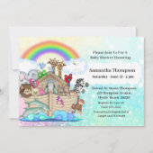 ブルーノアズアークベビーシャワー招待状 招待状 (正面)