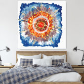 ブルーノタウト – アルパイン建築 キャンバスプリント (インサイチュ (寝室))