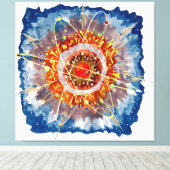 ブルーノタウト – アルパイン建築 キャンバスプリント (インサイチュ (ウッドフロア))