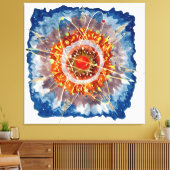 ブルーノタウト – アルパイン建築 キャンバスプリント (インサイチュ (リビング))