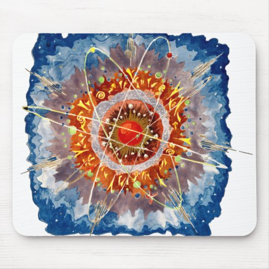 ブルーノタウト – アルパイン建築 マウスパッド (正面)