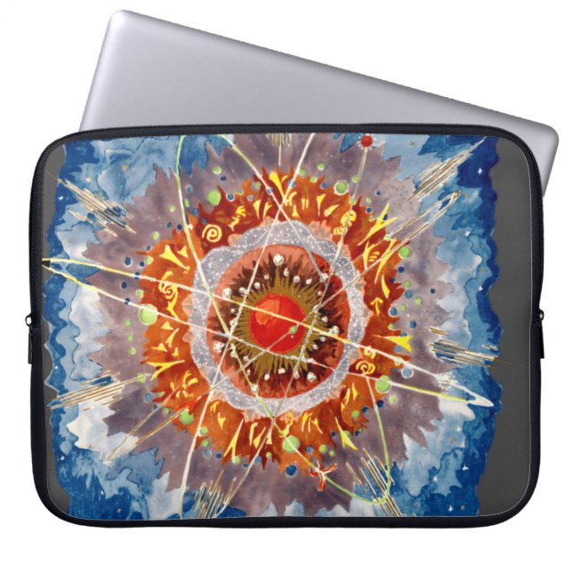 ブルーノタウト – アルパイン建築 ラップトップスリーブ (正面)