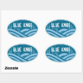 ブルーノブペンシルバニアアウトドア 楕円形シール (シート)