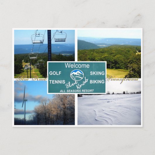 ブルーノブ（ペンシルバニア州） ポストカード (正面)