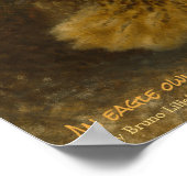 ブルーノリジェフォスイーグルフクロウCC0294野生生物 ポスター (角)