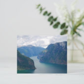 ブルーノルウェーフィヨルドドリーム葉書 ポストカード (スタンド正面)