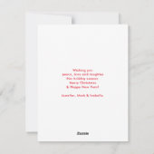 ブルーノルディッククリスマスツリートペア シーズンカード (裏面)