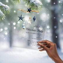 ブルーノルディックデコレーション シンプルな会社のクリスマスパーティー