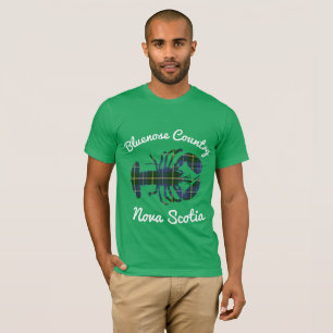 ブルーノースカントリーノバスコシアシャツロブスター Tシャツ