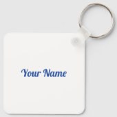 ブルーノーズのノバスコシア国旗 キーホルダー (裏面)