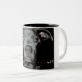 ブルーノーズピットブルテリアマグ ツートーンマグカップ (正面右)