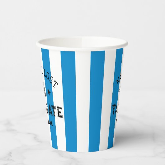 ブルーノー失ったトのカスタム試合の日 紙コップ (左)