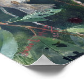 ブルーノ・リレジェフォスさくらんぼ・ツリーのスズメ ポスター (角)