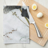 ブルーノ・リレジェフォス雪の鳥 キッチンタオル (四つ折り)