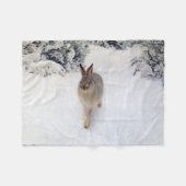 ブルーノ・リレジェフォス・ウィンターヘア フリースブランケット (正面(横))