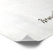 ブルーノ・リレジェフォス・ウィンターヘア ポスター (角)