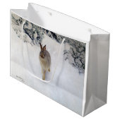 ブルーノ・リレジェフォス・ウィンターヘア ラージペーパーバッグ (正面アングル)