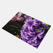 ブルーハイアシンII春フローラ ドアマット (アングル)