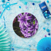 ブルーハイアシンII春フローラ ペーパープレート (パーティー)