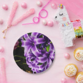 ブルーハイアシンII春フローラ ペーパープレート (パーティー)