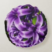 ブルーハイアシンII春フローラ ラウンドクッション (裏面)