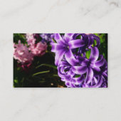 ブルーハイアシンII春フローラ 名刺 (裏面)