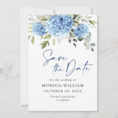 ブルーハイエレガントジゲアフローラ結婚ズ セーブザデート (正面)