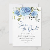 ブルーハイエレガントジゲアフローラ結婚ズ セーブザデート (正面)