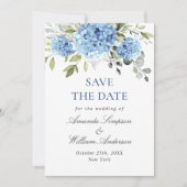 ブルーハイエレガントジゲアフローラ結婚ズ セーブザデート (正面)