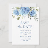 ブルーハイエレガントジゲアフローラ結婚ズ セーブザデート (正面)