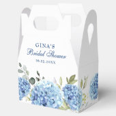 ブルーハイエレガントジゲアユーカリブライダルシャワー フェイバーボックス (オープン)