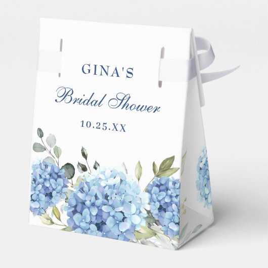 ブルーハイエレガントジゲアユーカリブライダルシャワー フェイバーボックス (裏面サイド)