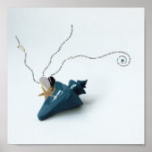 ブルーハイゲビーチデコール海テーマ詩コースト ポスター (正面)