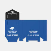 ブルーハイスクール卒業パーティー フェイバーボックス (折り畳みなし)