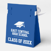 ブルーハイスクール卒業パーティー フェイバーボックス (裏面サイド)