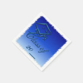 ブルーハイスクール卒業紙ナプキンス スタンダードカクテルナプキン (角)