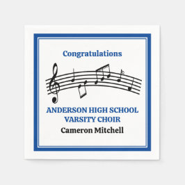 ブルーハイスクール合唱団カスタムパーティー スタンダードカクテルナプキン