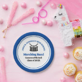 ブルーハイスクール・マーチングバンド卒業式パーティー ペーパープレート (パーティー)